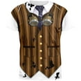 thumbnail image 1 of Halloween Steam Punk Engineer Costume All Over Adult T-Shirt - Small, 1 of 2