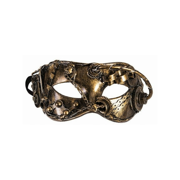 Halloween Steampunk Eye Mask with Wires And Chain