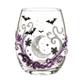 thumbnail image 1 of Halloween Stemless Glass, 15oz Patterned Tumbler, Spooky Pumpkin Print Drinkware for Party,, 1 of 6