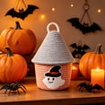 thumbnail image 1 of Halloween Storage Basket Cotton Rope Woven Toy Snack Organizer 6.7x9.8in Cute Home Decor Storage Box by OVFUIZ, 1 of 6
