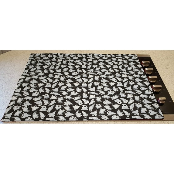 Halloween Stove Top / Cook Top Cover & Protector by Penny's Needful Things (Ghosts)