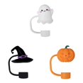 thumbnail image 1 of Halloween Straw Cover Cap For Cup Silicone Straw Topper For 30&40 Oz Tumbler With Handle 10mm 0.4in Proof Reusable Straw Tips Lids For Halloween Gifts. Umbrellas for Drinks for Kids Umbrella for, 1 of 4