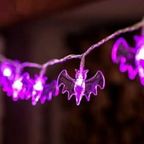 Halloween String Lights, 10Ft 20 LEDs Battery Operated Halloween Decoration Lights Indoor Outdoor,Bat Lights for Halloween Party Decor