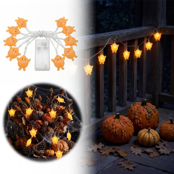 Halloween String Lights 3M 20 LEDs Battery Operated Holiday Parties B 1pc