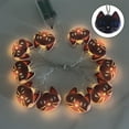 thumbnail image 1 of Halloween String Lights Battery Operated 9.8 Feet 20 LED Black Cat Light Indoor LED Ghost Light for Halloween Garland Party Indoor Outdoor Decoration, 1 of 1