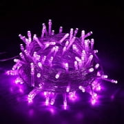 Halloween String Lights Indoor Outdoor, 33FT 100 LED Extendable Clear Wire 8 Modes Twinkle Fairy String Lights Plug in for Christmas Tree Holiday Party Garden D