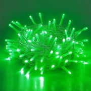 Halloween String Lights Indoor Outdoor, 33FT 100 LED Extendable Clear Wire 8 Modes Twinkle Fairy String Lights Plug in f