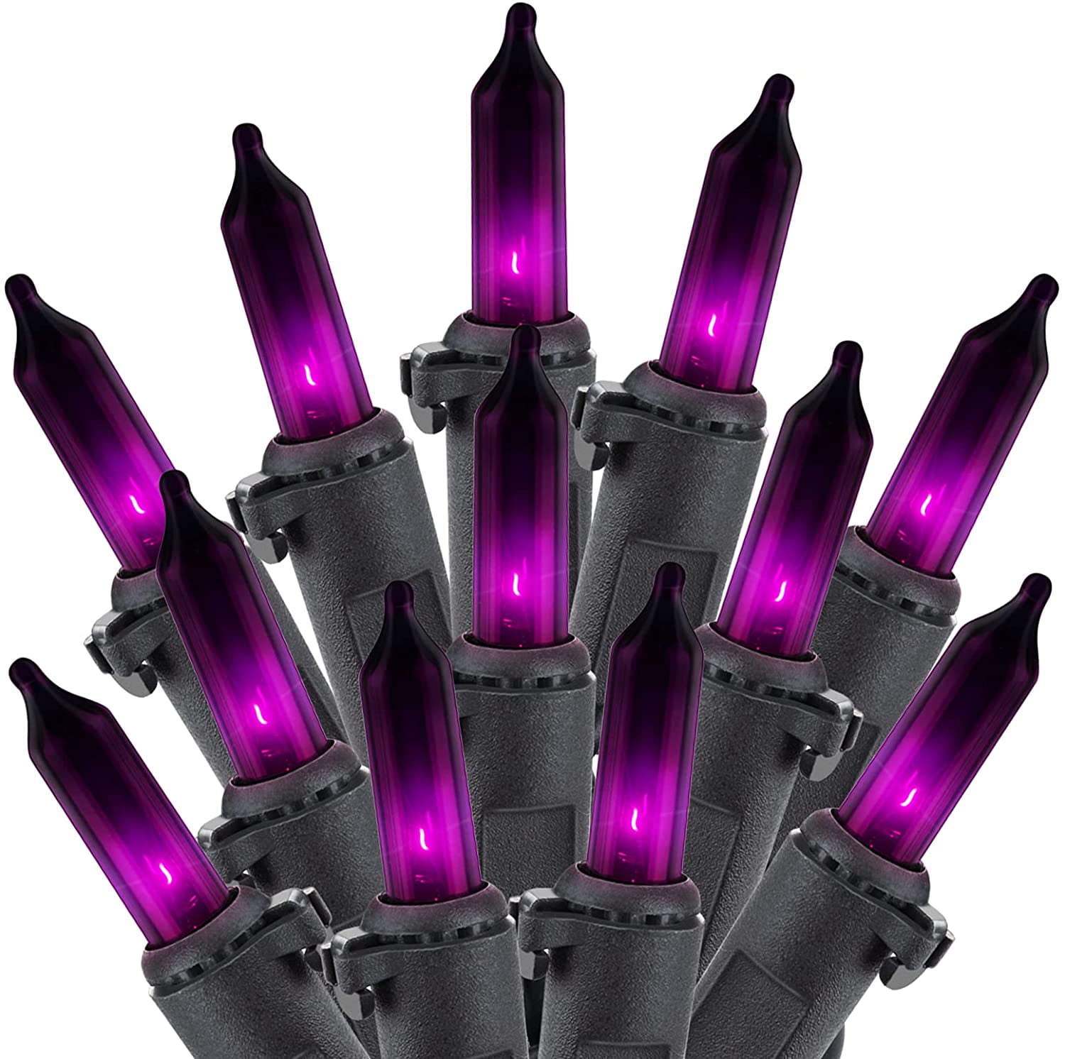 Halloween String Lights Outdoor 100 Count 25 Feet Incandescent Bulb