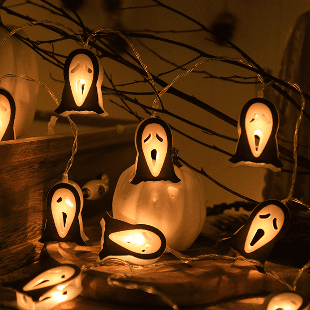 Halloween String Lights,Skeleton Hand String Lights Battery Operated