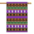 thumbnail image 1 of Halloween Striped Icons Pattern Fall Garden Flags 28"x40" Double Side,Small Yard Flags for Outside,Outdoor Fall Decor,Autumn Funny Garden Flag Yard Decoration, 1 of 5