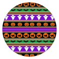 thumbnail image 1 of Halloween Striped Icons Pattern Round Fitted Tablecloth with Elastic Edge,Dining Table Cover Waterproof,Outdoor Round Tablecloth for Camping,Dining,Indoor and Outdoor, 1 of 7
