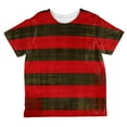thumbnail image 1 of Halloween Striped and Bloody Nightmare Sweater All Over Toddler T Shirt Multi 4T, 1 of 2