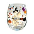 thumbnail image 1 of Halloween Style Drinking Glass Tumbler with 2D Printed Exterior Stemless Cup for Home Bar Kitchen Party Decor, 1 of 8
