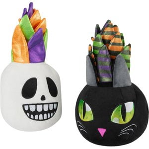 Halloween Succulents Plush Squeaky Dog Toy, Medium/Large, 2 Count