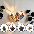 thumbnail image 1 of Halloween Sun Catcher for Window Hanging, 2D Acrylic Bats Irregular Sign Ornament for Room Window Door, Gothic House Warming Gift for Bat Lovers by MPOISVA, 1 of 7