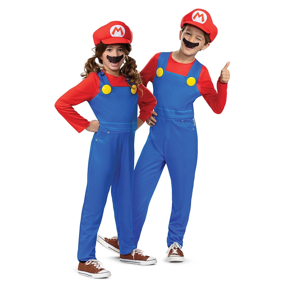 Halloween Super Mario Bros. Elevated Classic Child Costume, by Way to  Celebrate, Size M