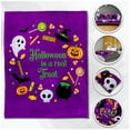 thumbnail image 1 of Halloween Super Plush Blanket 50x60 Halloween Throw Blanket Halloween Treat, 1 of 3