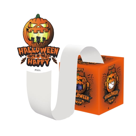 Halloween Surprise Pull Box for Gifts, DIY Money Pulling Gift Box for Party Decorations, Fun Spooky Prop for and Adults Halloween Celebrations, 1Pack D