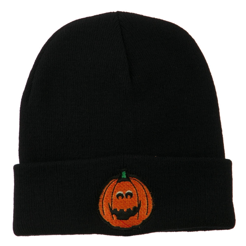 Spooky & Cozy Jack-O-Lantern Beanie For Halloween Fun
