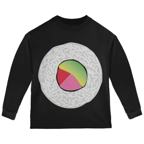 Halloween Sushi Costume 2 Black Toddler Long Sleeve T-Shirt - 4T