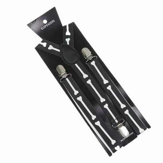 Halloween Suspender Adjustable Y shape Joker Clown Print Adult Suspenders Skull Bone Straps For Mens Fashion Cosplay Accessories