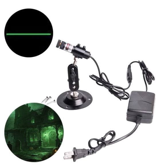 Halloween Swamp Scene Projection Lamp, Green Beam Atmosphere Line Light, Theme Decor Light, Escape Room Ambient Light, Scene Layout Decorative Lamp, Halloween Party Projection Light,Single Line