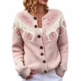 thumbnail image 1 of Halloween Sweater for Women Knit Cardigan Sweater Baggy Sweater Chunky Cardigan Sweaters Fuzzy Cardigan Winter Sweaters Light Weight Cardigan Plus Size Cardigan Thick Cardigan, 1 of 4