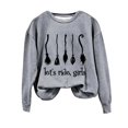 thumbnail image 1 of Halloween Sweaters for Women Halloween Sweatshirts Pullovers T Shirts Tops Witch Graphic Sweatshirts Crew Neck Soft Lightweight Long Sleeves Print for Halloween Parties Womens Sweaters, 1 of 5