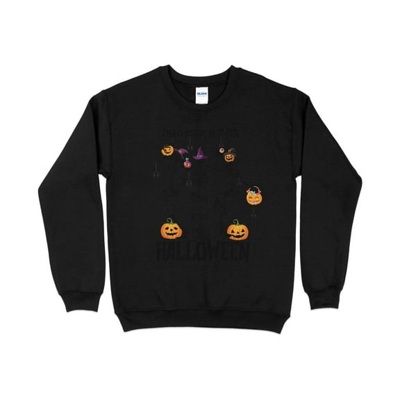 Halloween Sweatshirt, Dead Inside But It's Halloween, Halloween Crew Neck