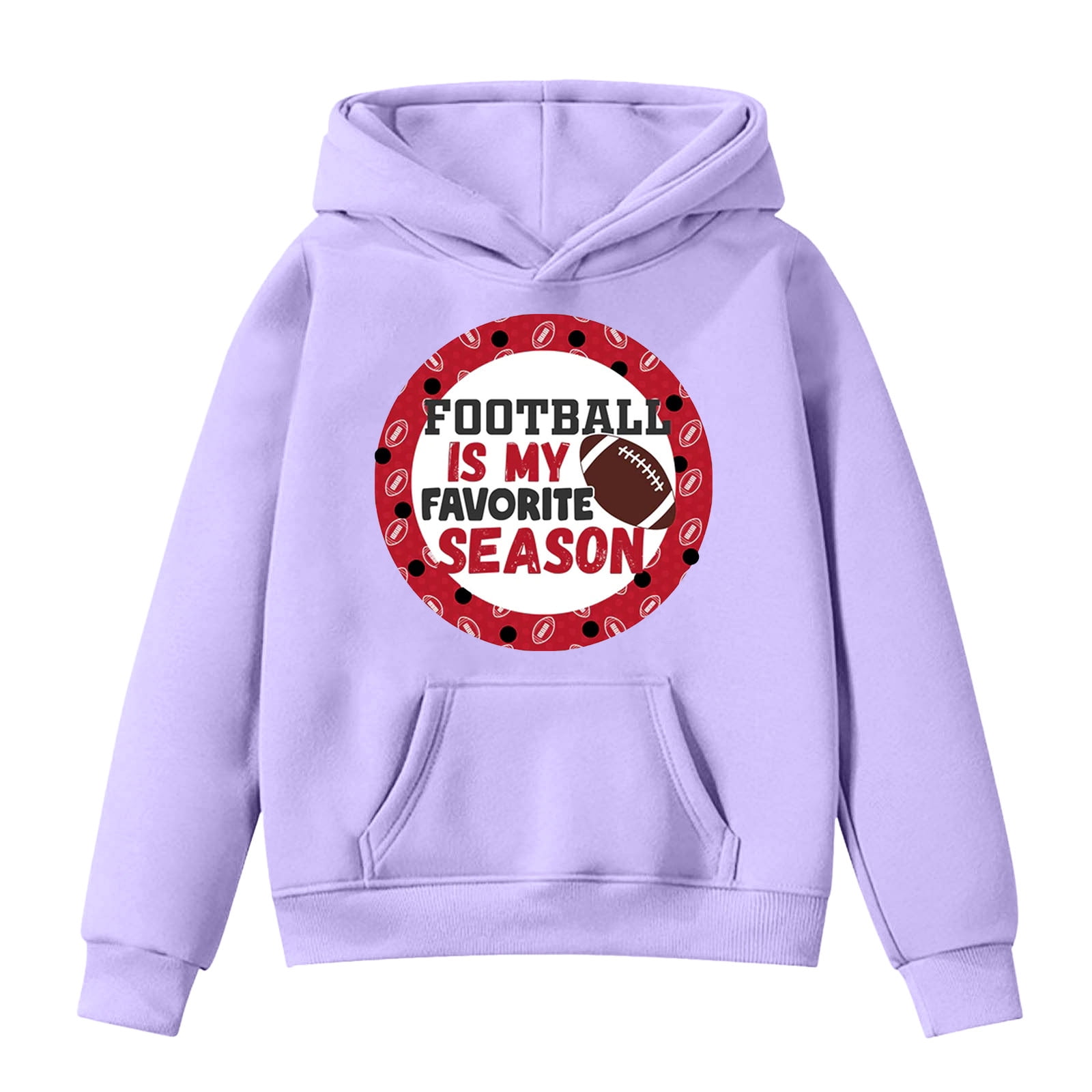 Halloween Sweatshirt Football Fans Teen Player Sports Retro Kids Rugby