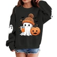 thumbnail image 1 of Halloween Sweatshirt For Boys Girls, Cute Crewneck Kids Tops Long Sleeve Festival Preppy Pullover Sweater, 1 of 5