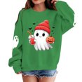 thumbnail image 1 of Halloween Sweatshirt For Boys Girls, Cute Crewneck Kids Tops Long Sleeve Festival Preppy Pullover Sweater, 1 of 5