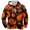 Halloween Sweatshirt Men 2024 Fashion Trendy Men's Themed Printed