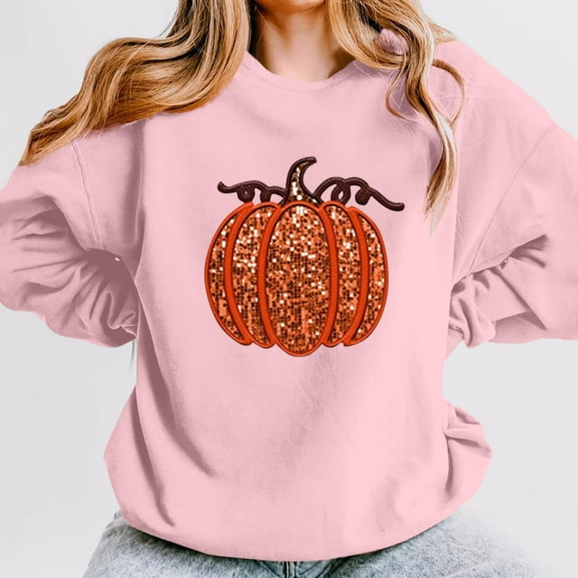 Halloween Sweatshirt Women's Fall And Winter Halloween Simple Printed