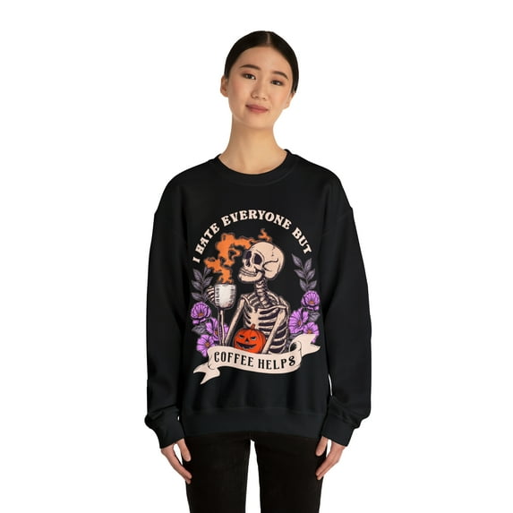 Halloween Sweatshirt for Women & Men, Trendy Halloween Fall Long Sleeve