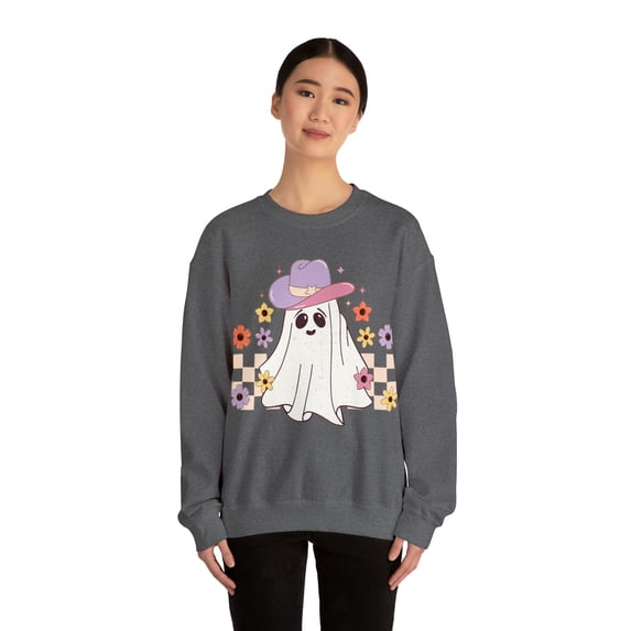 Halloween Sweatshirt for Women & Men, Trendy Halloween Fall Long Sleeve