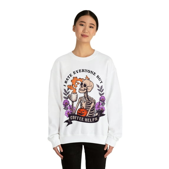 Halloween Sweatshirt for Women & Men, Trendy Halloween Fall Long Sleeve