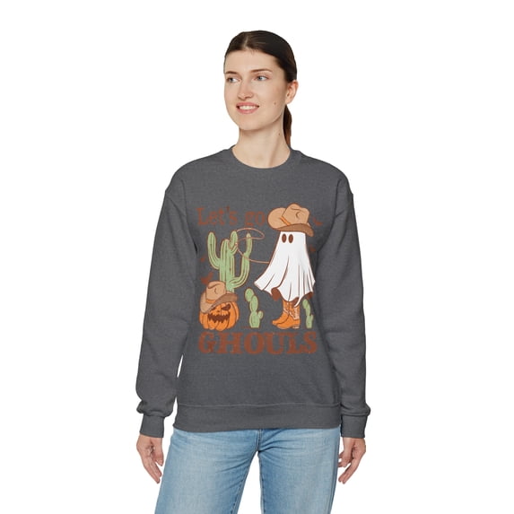 Halloween Sweatshirt for Women & Men, Trendy Halloween Fall Long Sleeve