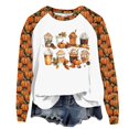thumbnail image 1 of Halloween Sweatshirt for Women Non Spooky Season Cute Halloween Printed Long Sleeve Crewneck Pullovers, 1 of 4