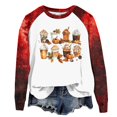 thumbnail image 1 of Halloween Sweatshirt for Women Non Spooky Season Cute Halloween Printed Long Sleeve Crewneck Pullovers, 1 of 4