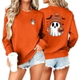 thumbnail image 1 of Halloween Sweatshirts Women Oversized Black Cat Ghost Pumpkin Tops | Spooky Season Magical Sweatshirts,Sweatshirts Women,Cute Ghost Pullover Tops,Halloween Fall Long Sleeve Tops, 1 of 6