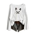 thumbnail image 1 of Halloween Sweatshirts for Women Oversized Sweatshirt Scoop Neck Tops Womens Long Sleeve Tops Fall Outfits Halloween Costumes Fashion Clothing Trendy Halloween Top Cute Sweatshirts, 1 of 3