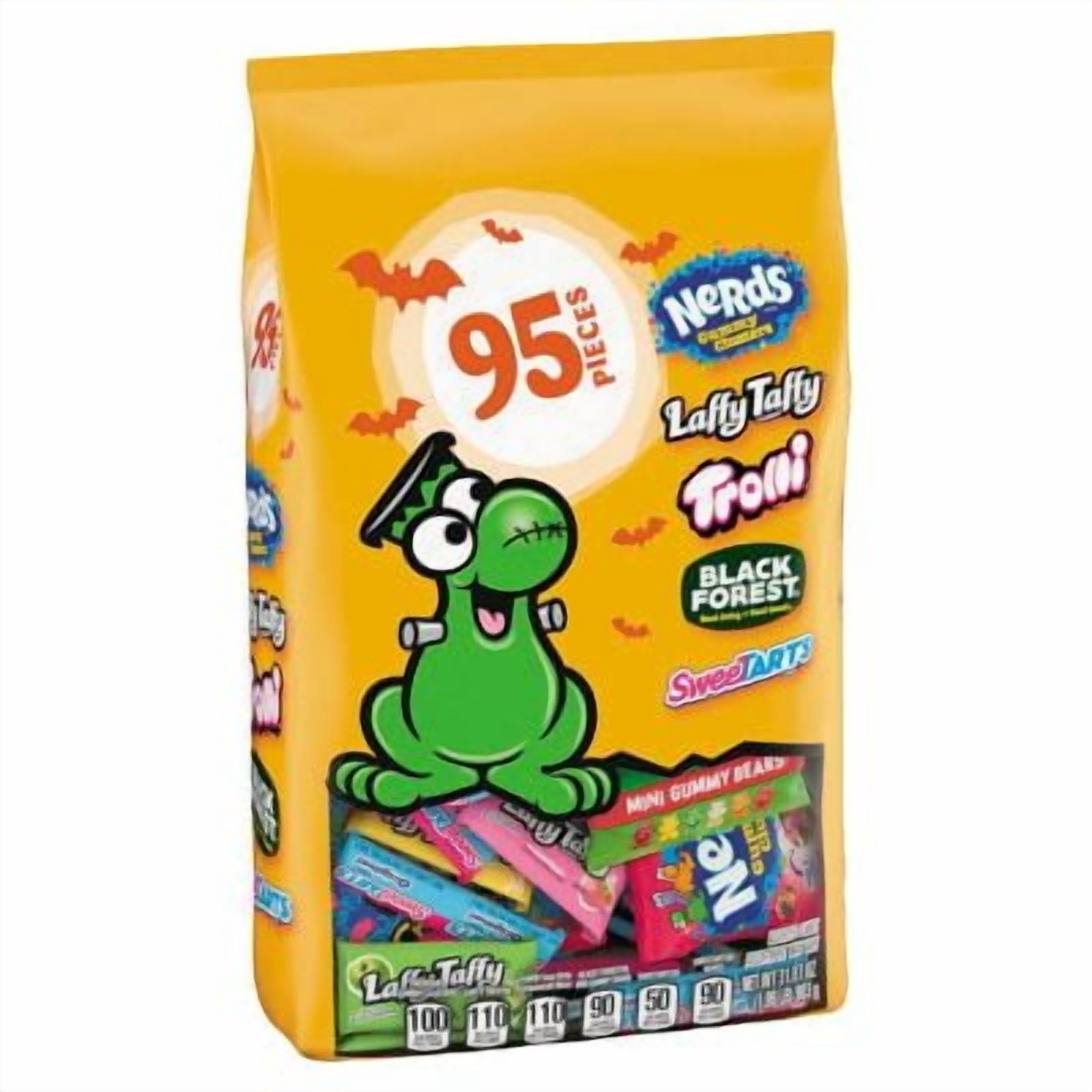 Halloween Sweet & Sour Favorites Candy Mix – 95 Count, 31.87 oz