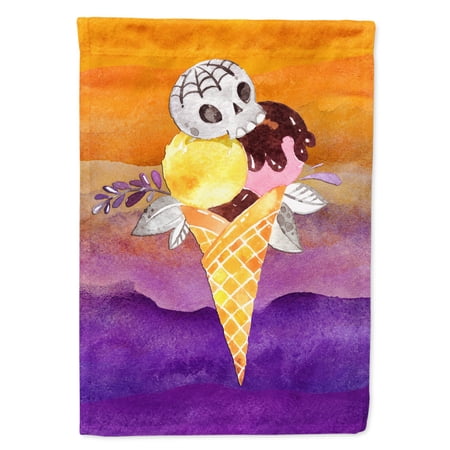Halloween Sweets Ice Cream Skull Garden Flag