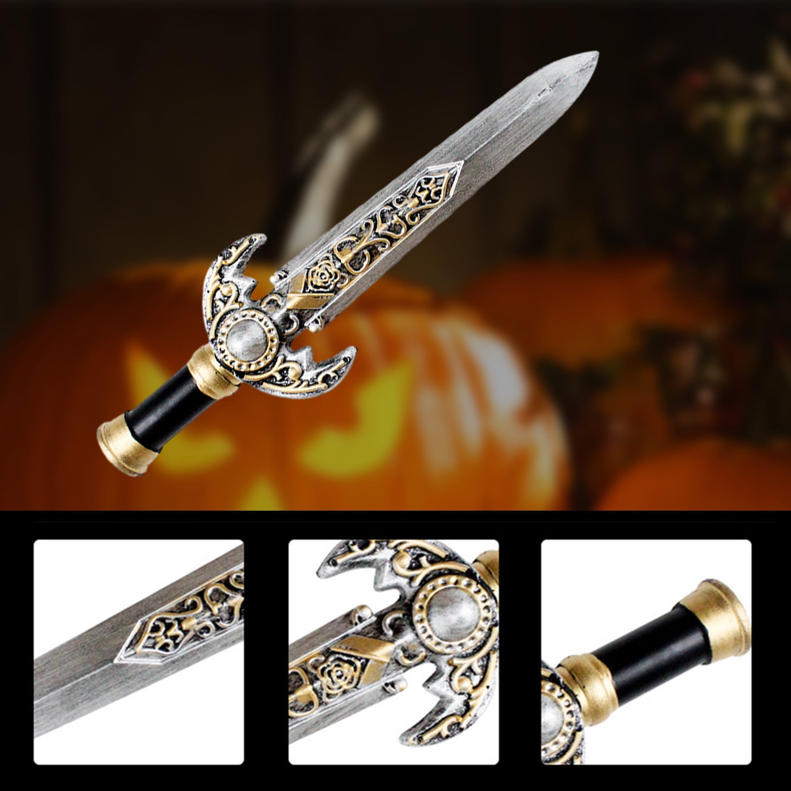 Halloween Sword Hatchet Foam Sword Prop Weapons Metals Look Lumberjack