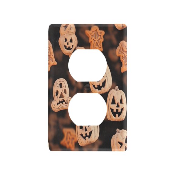 Halloween Symbol Light Switch Cover Switch Plate Outlet Cover Plug Cover for Electrical Outlet