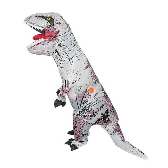 Halloween T-Rex Dinosaur Inflatable Suit Children's Day Party Funny Outdoor Games Photo Cartoon Animal Doll-white