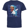 thumbnail image 1 of Halloween T-Rex Left Shark Costume Dance Mens T Shirt Metro Blue X-LG, 1 of 1