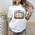thumbnail image 1 of Halloween T-Shirt Streetwear Graphic Tee Urban Casual Crew Neck Short Sleeve Top Bold Print White S-5XL, 1 of 5