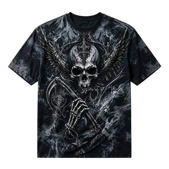 Halloween T-Shirt for Men Skeleton Graphic Casual Crewneck Short Sleeve Tee Pullover Tops